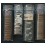 4- Rolls Mixed Canada Coins - Mainly 60's and 70's