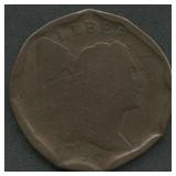 1796 Flowing Hair Large Cent