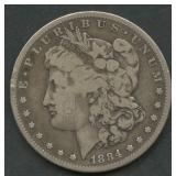 1884-S Morgan Silver Dollar