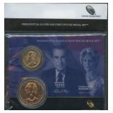 Nixon Presidential $1 Coin and First Spouse Medal