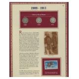 1909-1911 Liberty Head Dimes Display Set
