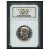 1964 Accent Hair Kennedy Half NGC PF67 Cameo