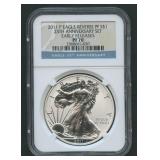 2011-P ASE Silver Eagle NGC Reverse PF 70