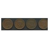4- Mixed Braided Hair Large Cents