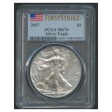 2017 ASE Silver Eagle PCGS MS 70