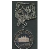 (1.00 ozt TW)  Monte Carlo Casino Necklace .925