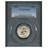 1958 Washington Quarter PCGS MS 65