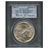 2001-S Buffalo Silver Dollar PCGS MS 69