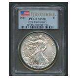 2011 ASE Silver Eagle PCGS MS 70