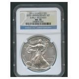 2011-S ASE Silver Eagle NGC MS 70