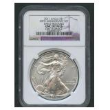 2011 ASE Silver Eagle NGC UNC Details