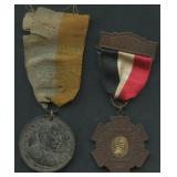 2- Award Medals with Ribbons- Philadelphia, PA