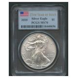 2010 ASE Silver Eagle PCGS MS 70