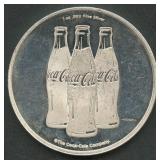 Coca-Cola .999 Silver Round 1 ozt