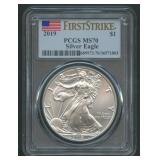 2019 ASE Silver Eagle PCGS MS 70