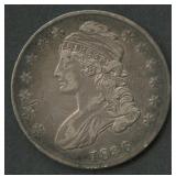 1836 Capped Bust Half Dollar- Lettered Egde