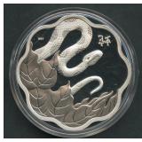 2013 Canada Year of the Snake .999 Silver  26.7g