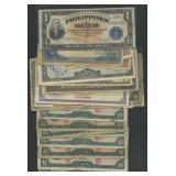 22- Mixed Asian Currency & Certificates