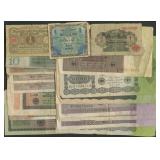 18- Mixed German Bank Notes 1914-1939