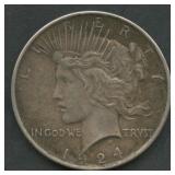 1924 Peace Silver Dollar