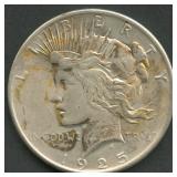 1925 Peace Silver Dollar