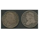 1832 and 1833 Capped Bust Dimes
