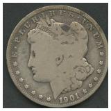 1901-O Morgan Silver Dollar