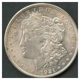 1921 Morgan Silver Dollar