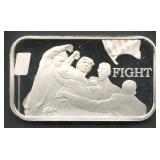 Trump 'Fight' .999 Silver Bar 1 ozt