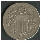 1869 Shield Nickel