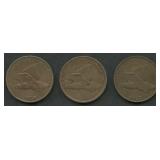 3- Mixed Flying Eagle Cents