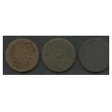 3- 1783 Post-Colonial Coppers Nova Constellatio