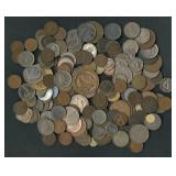 Bag of Mixed Non-Silver Coins and Tokens