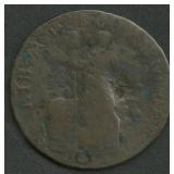 1794 Post-Colonial Copper Tal Cent w/New York