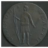 1788 Post-Colonial Copper Cent Massachusetts