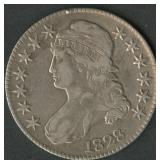 1828 Capped Bust Half Dollar