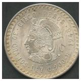 1948 Mexico 5 Pesos .900 Silver 30g