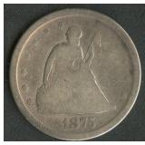 1875-S Twenty Cent Piece