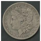 1882-O Morgan Silver Dollar