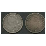 1830 and 1831 Capped Bust Dimes
