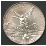 1996 Mexico Libertad .999 Silver Round 2 ozt
