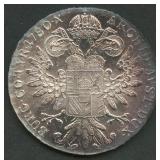 1780 Austria 1 Thaler .833 Silver 0.90 ozt TW