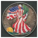 2000 ASE Colorized Silver Eagle 1 ozt