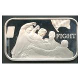 Trump 'Fight' .999 Silver Bar 1 ozt