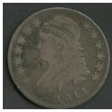 1811/10 (18.11) Capped Bust Half Dollar