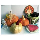 Hand Sewn & Thanksgiving Items Lot