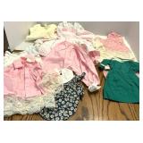 Vtg Large Doll Clothes Assortment - Pemae Dress