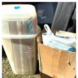 Christmas Wrapping Paper & Small Tree