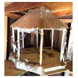 Wooden Gazebo Decor 24" x 28" Approx.