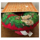 Fabric Handmade Christmas Door Wreaths 14"/16"